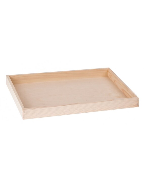 Untreated Wood Tray,No handles,Unfinished Wood Tray,Decoupage Wood Tray,Breakfast Tray ,Wood Serving Tray ,Unfinished Wood Box,Box,Tray