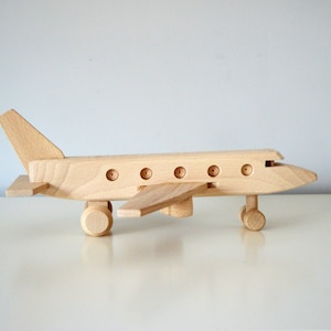 Wood Airplane Toy, Wood Plane, Wooden Toys for Boys, Eco Toys