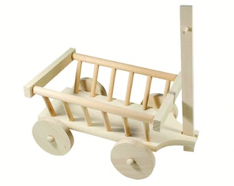 Wooden Wagon, Wood Kids Toy,Wooden Trolley, Montessori Baby Toys, Wooden Cart, Wooden Toy Cars, Montessori Bebe,Waldorf Toys, Eco Toys,