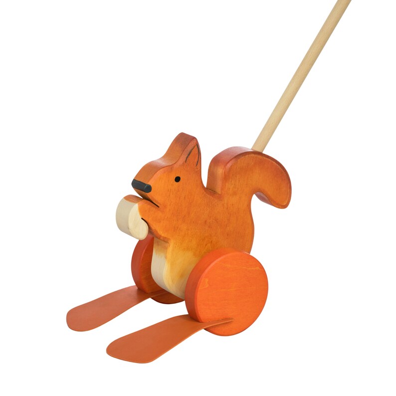 Squirrel Wooden Baby Toys Montessori Toys 2 Year Old Etsy