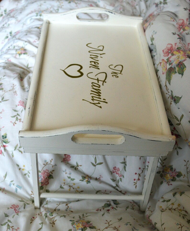 Bed Tray TableWhite Custom Serving TrayFood Serving Tray Etsy