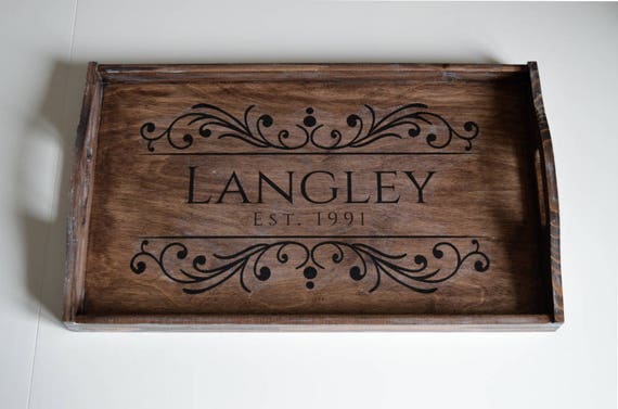 Decorative Personalized Tray