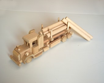 Jouet de camion en bois, petites voitures en bois