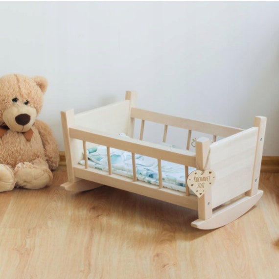 Baby doll wooden cradle outlet
