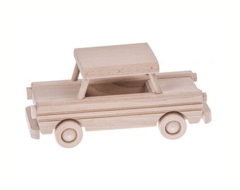 Jouets de voiture en bois Trabant, jouets pour garçons
