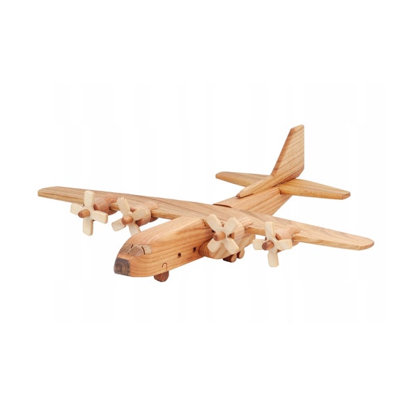 Wooden Airplane, Montessori Bebe Wooden Plane,