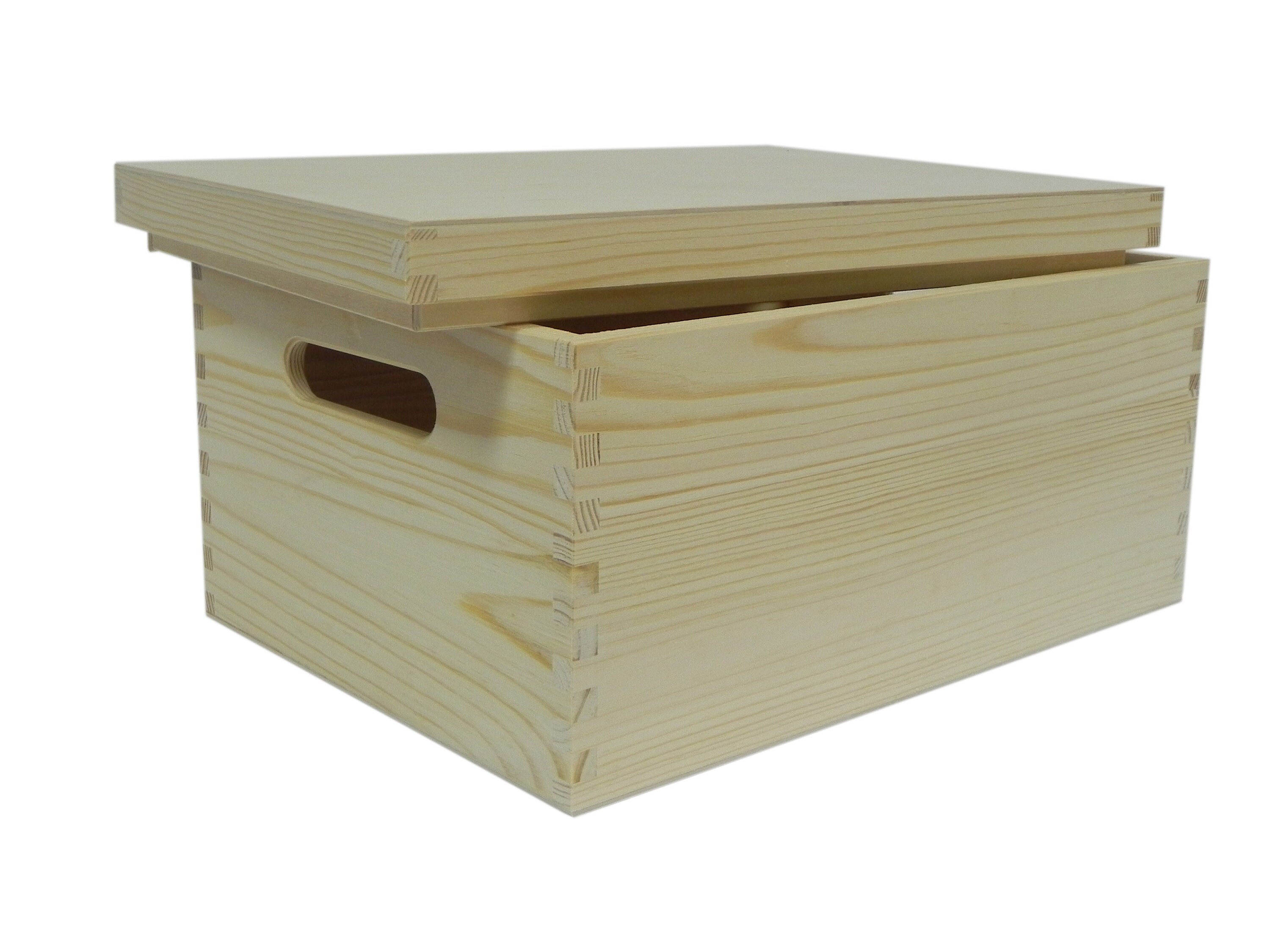 Caja de almacenamiento de madera 14x10'' caja de | Etsy