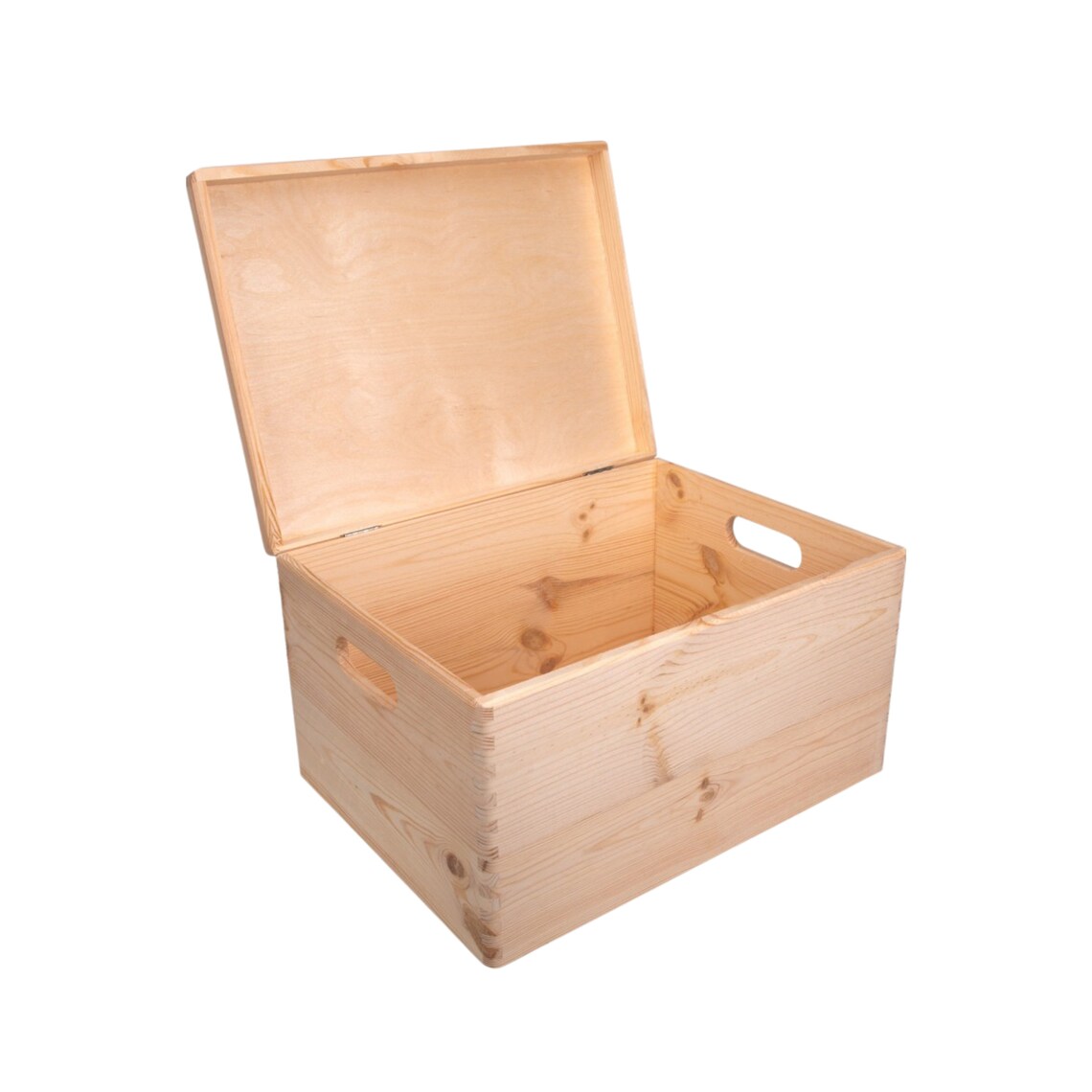 Unfinished Wood Box Wooden Box With Lid Wood Tool Box Etsy