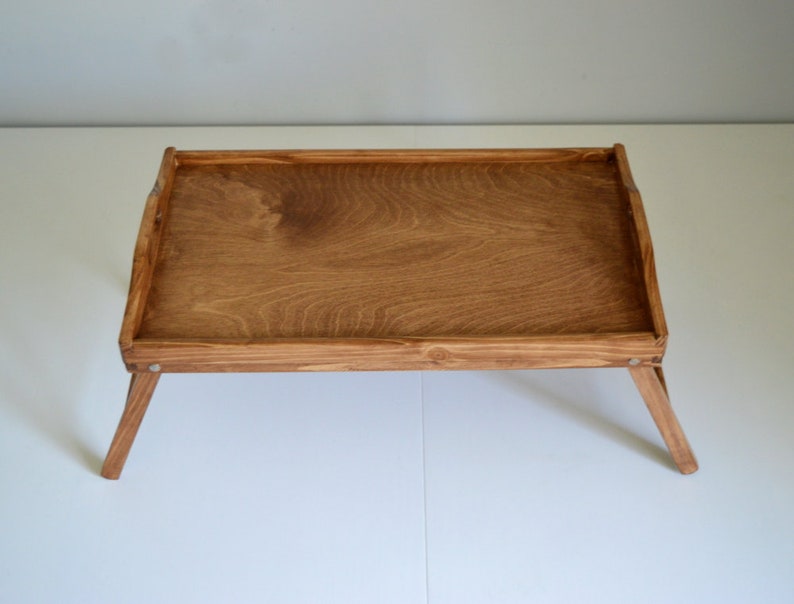 Large Breakfast Tray With Legs Farmhouse Traywood Decorative Etsy