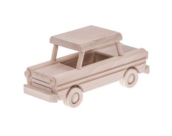 jouets de voiture en bois vintage, jouets pour enfants