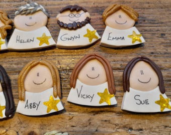 Badge gepersonaliseerde naam leraren cadeau leerling school einde schooljaar collega's trouwbedankjes klas 2026 schoolverlaters cadeau