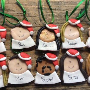 Personalised Christmas decoration stocking filler advent calendar filler, cracker filler name tags, name places advent calendar gift festive image 12