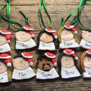 Personalised Christmas decoration stocking filler advent calendar filler, cracker filler name tags, name places advent calendar gift festive image 13