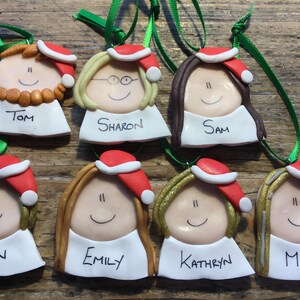 Personalised Christmas decoration stocking filler advent calendar filler, cracker filler name tags, name places advent calendar gift festive image 11