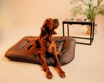 Durable large dog Brown Floor Bed / High-quality bed for big dog / Waterproof patio dog floor pillow / Two sides dog bed / Pool dog bed