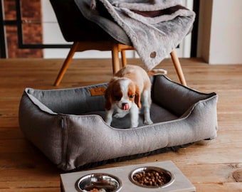 Dog Bed For Large Dogs, Olive Dog Cushion Bed