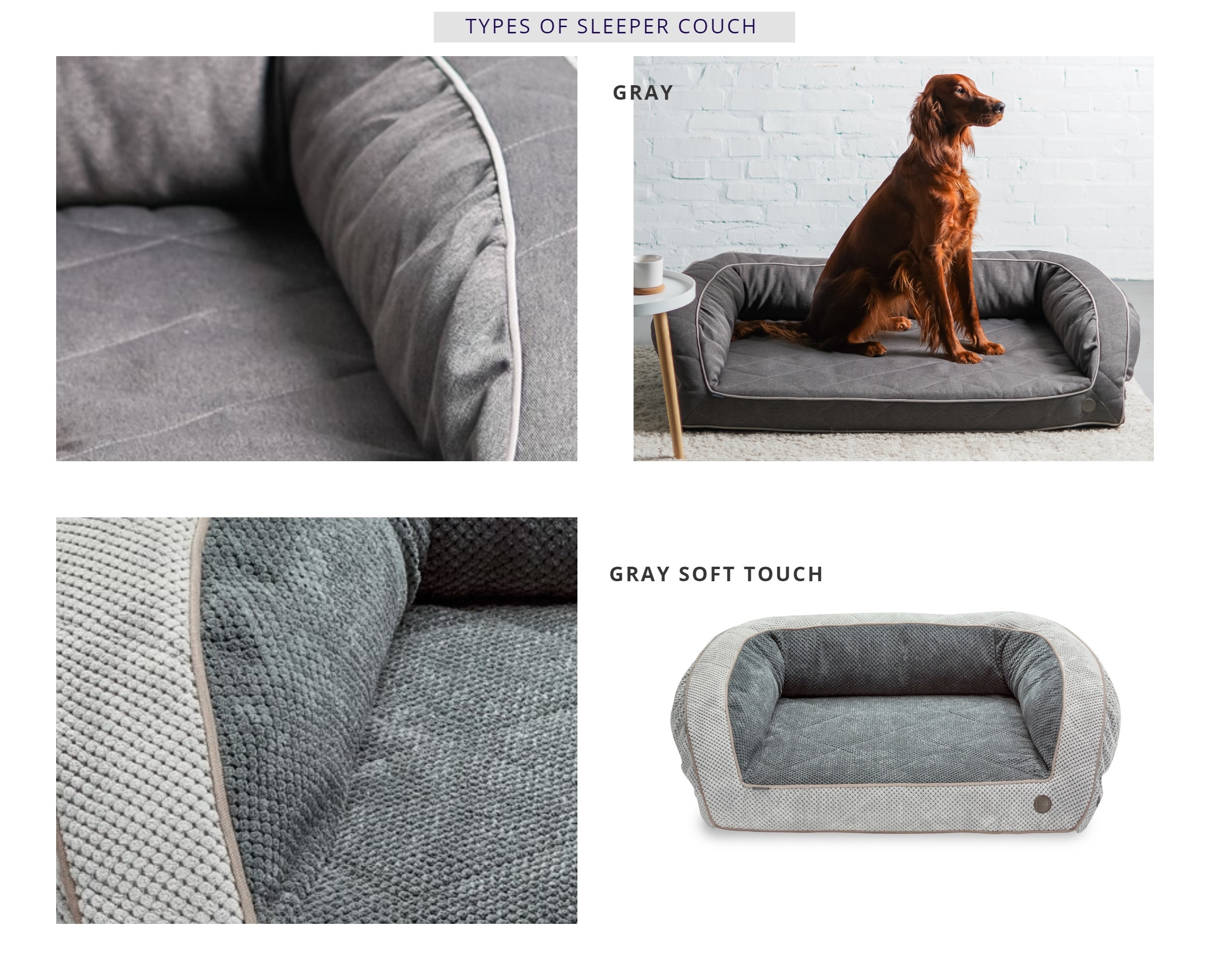 orthopedic bolster dog bed large
