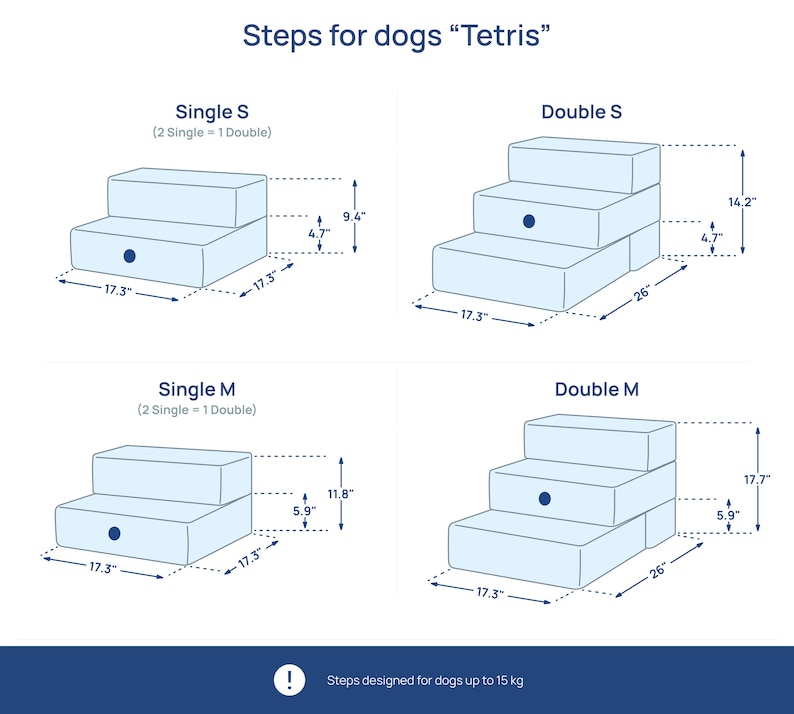 Velour Dog Stairs: Small Breed Pet Steps With Removable Cover - Etsy