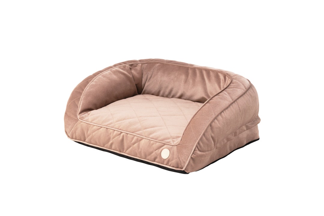 Small Dog Couch With Removable Cover, Orthopedic Dog Bed, Cute Sleeper