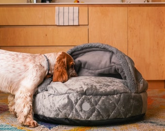 Sleepy Fox Cueva Perro Mediano Cueva De Lujo Para Abrazos De
