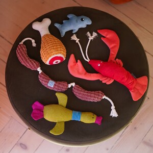 Long Sausages Dog Toy, Birthday Gift for Dogs, Pet Present, Unique Pet Xmas Presents image 3