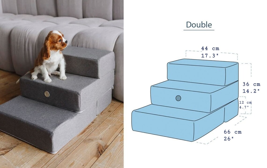 Pet steps dog stairs for bed bedside step stool cat stairs dog Etsy