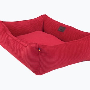 Letto per gatti rosso / Letto per animali domestici / Letto per gatti grande / Letto per gatti lavabile / Copertura per gatti / Cuscino per letto per gatti immagine 9