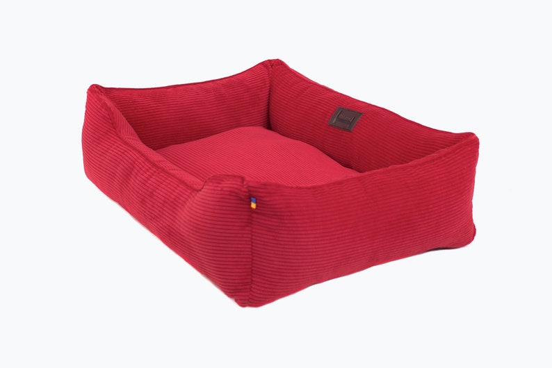 Letto per gatti rosso / Letto per animali domestici / Letto per gatti grande / Letto per gatti lavabile / Copertura per gatti / Cuscino per letto per gatti immagine 9