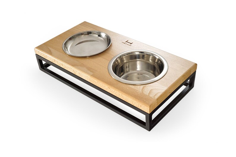 Elevated Cat Bowl Set Cat Bowls Stand Modern Cat Bowls for Etsy Sweden