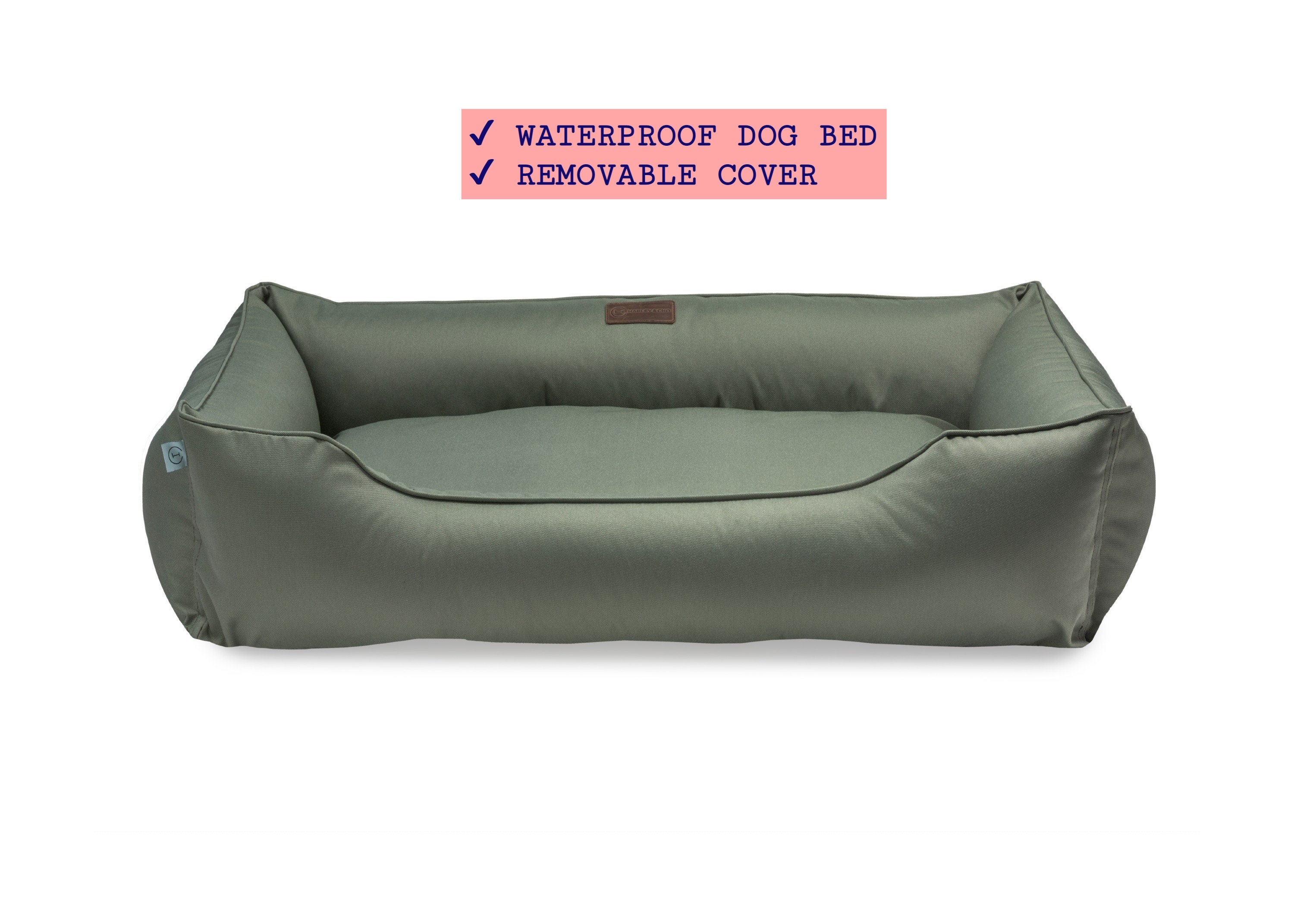 Waterproof dog bed hotsell with removable cover