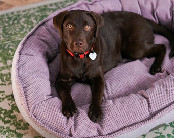 Bagel Style Bed For Dog Durable Bedding Supportive Cushion Machine Washable Large Dog Bed Dog Furniture Modern Dog Bed