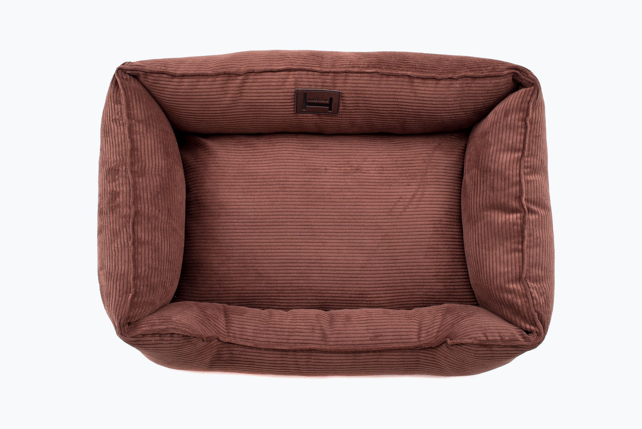 ☺︎︎︎︎ Cama para perros S-XXL grande, pana, suave, marrón, regalo