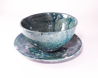 Tea handmade set, tea mug, tea bowl, tea set, handmade ceramic, handmade plate, ceramic plate, coffee mug, handmade bowl, kitchen decor