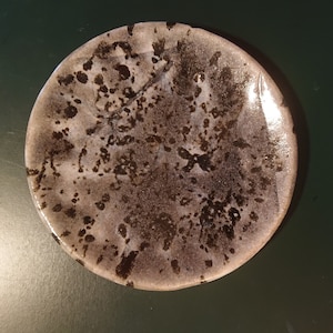 Handmade grey plate, ceramic plate, handmade ceramic