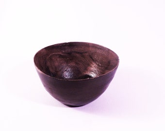 Delicate bowl, small and thin, ceramic, ceramic decor, handmade ceramic, black bowl