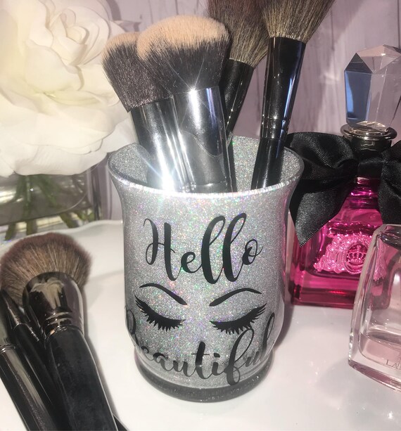 Personalized Makeup Brush Holders/ Makeup Brush Holder/ Makeup Etsy