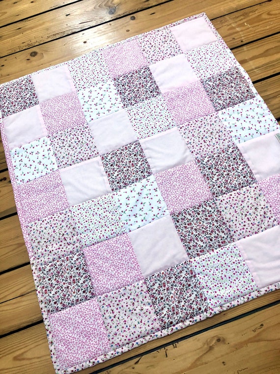 Baby girl patchwork quilt discount