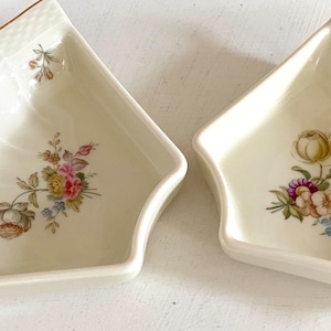 Royal Copenhagen 1930s Vintage Cabaret Tray Serving Dish Floral Pattern Frijsenborg. Denmark Collectible. Sold per Tray. Select Motive