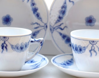 Empire Heirloom Bing & Grondahl Coffee Cup/Saucer Set. Beautiful Texture. Vintage Denmark. Sold pr Set. Optional Cake Plate