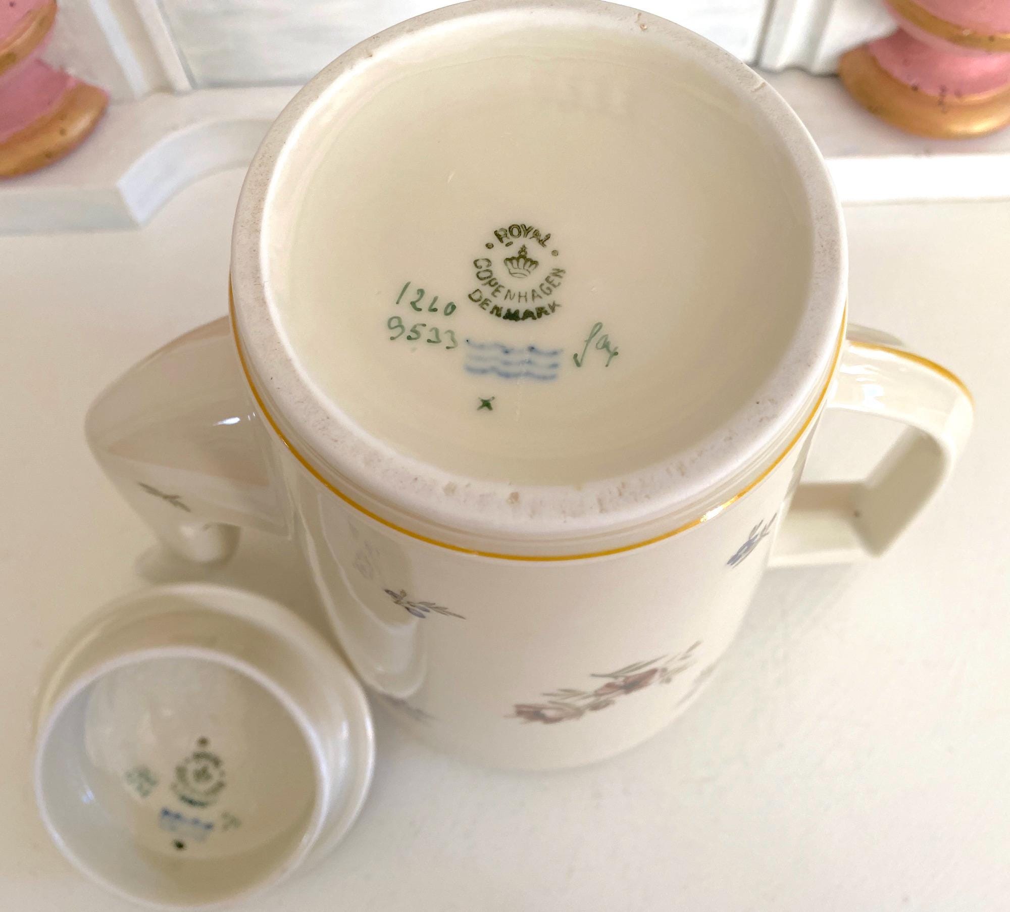 希少なロイヤルコペンハーゲンのフリセンボーグコーヒーポット：1950