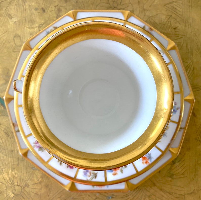 TRIO SET. Cup Saucer and Cake Plate Set. 1950s Vintage Etsy