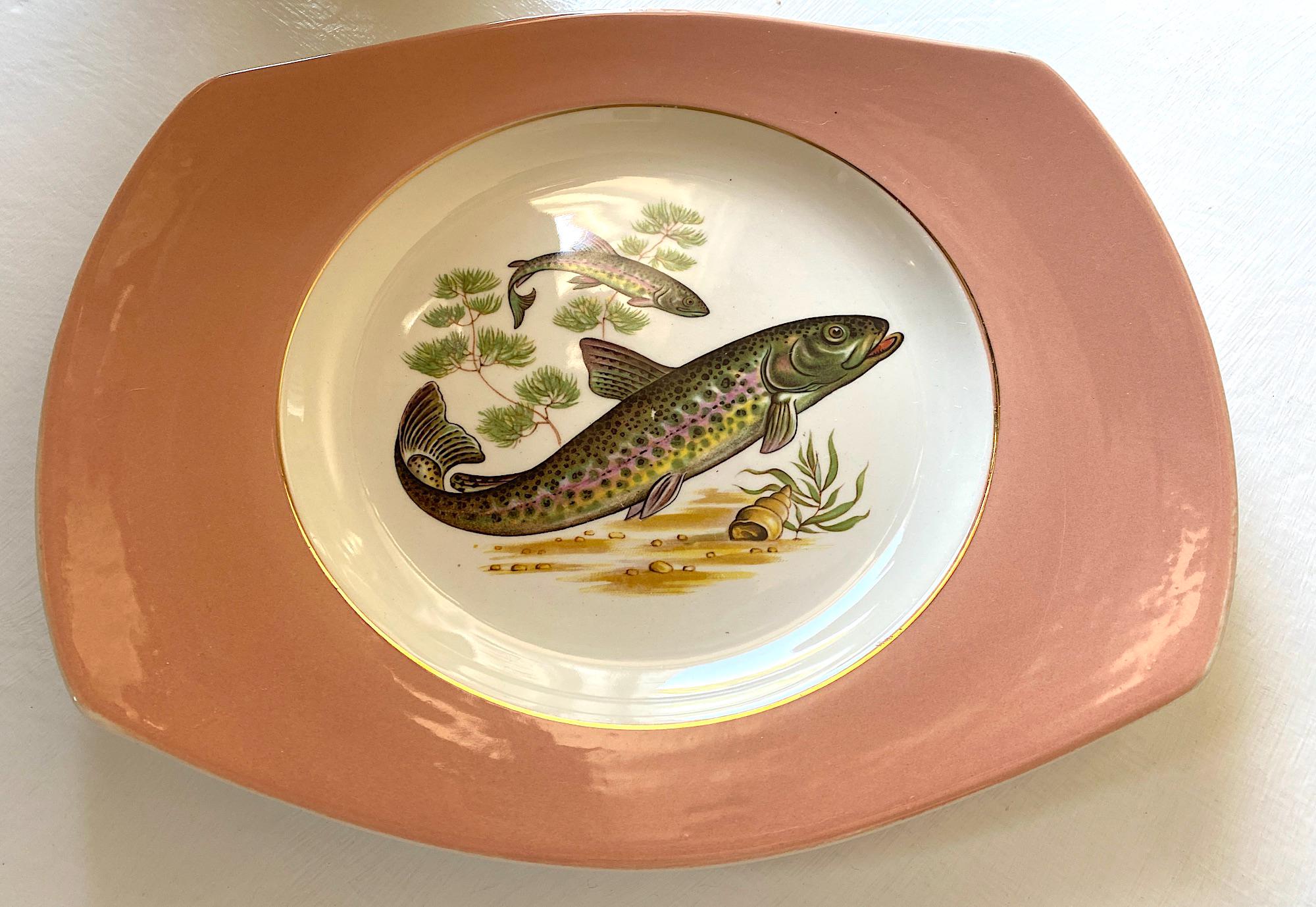 Norwegian fish plates - Etsy 日本
