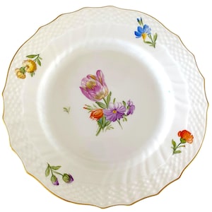 Royal Copenhagen Light Saxon Flower Side Plate. First Class Antique 1930s (15.5 cm)
