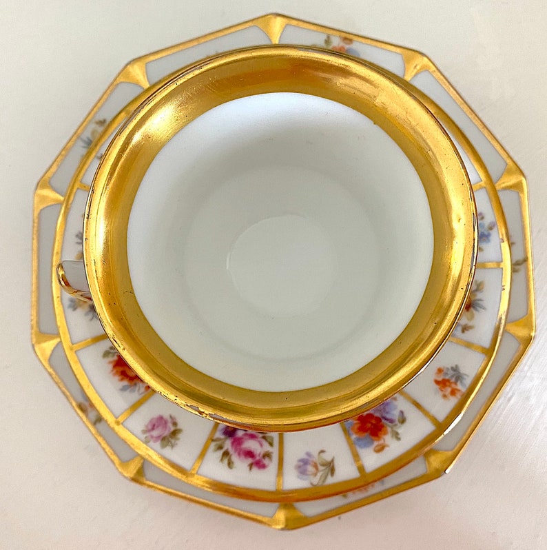 TRIO SET. Cup Saucer and Cake Plate Set. 1950s Vintage Etsy