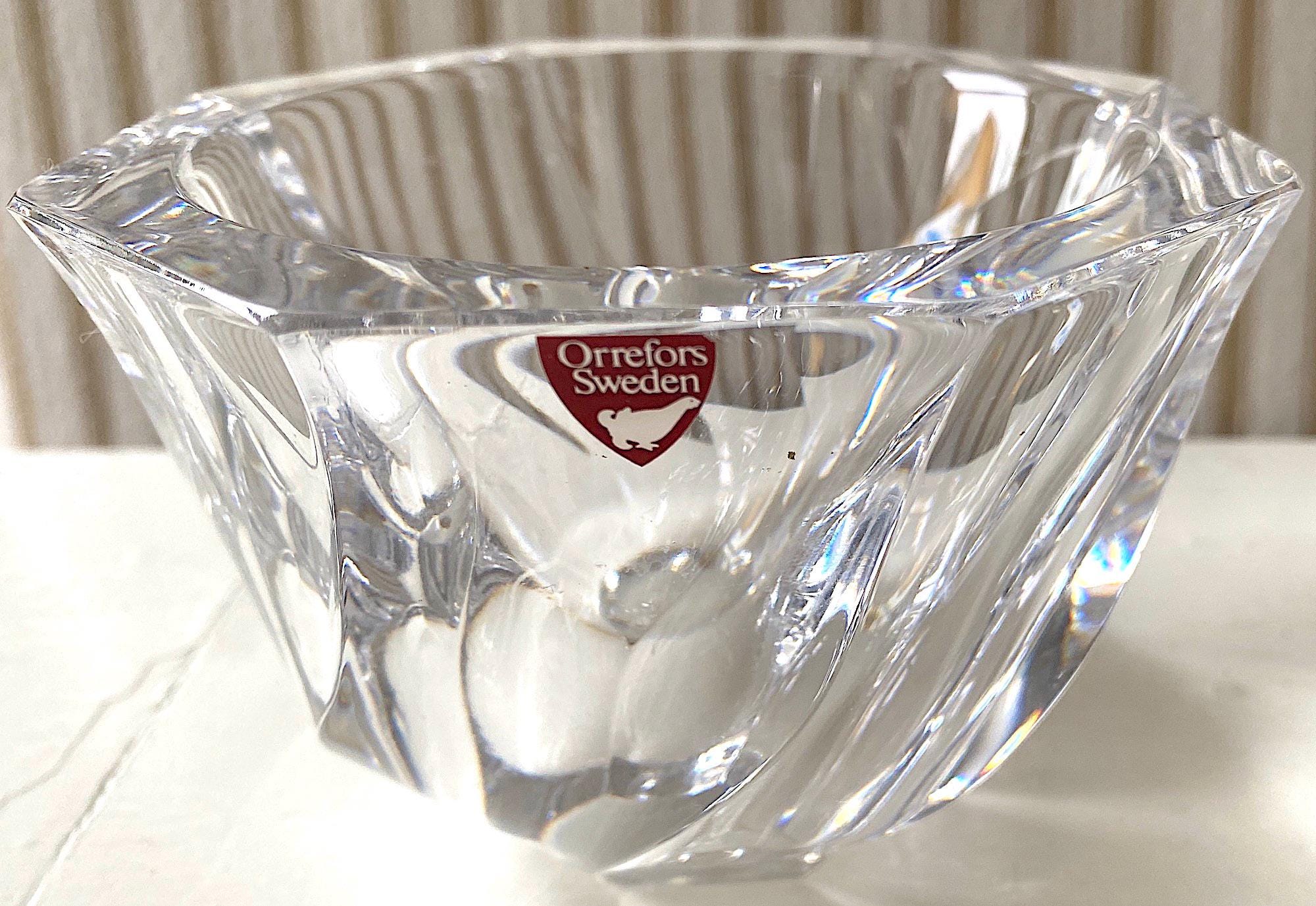 Orrefors Sweden Crystal - Etsy Canada