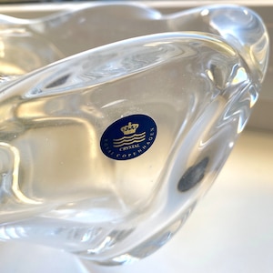 Colección de cuencos Galaxi de cristal fino de Royal Copenhagen. Vidrio retro. Fabricado en Dinamarca. Diseño clásico nórdico.