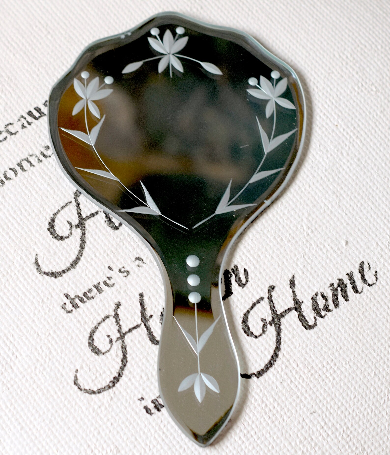 1920s hand mirror 1920s hand mirror