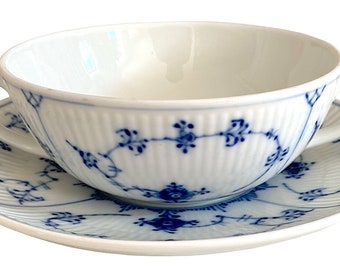 ロイヤル コペンハーゲン ブルー フルーテッド プレーン #258