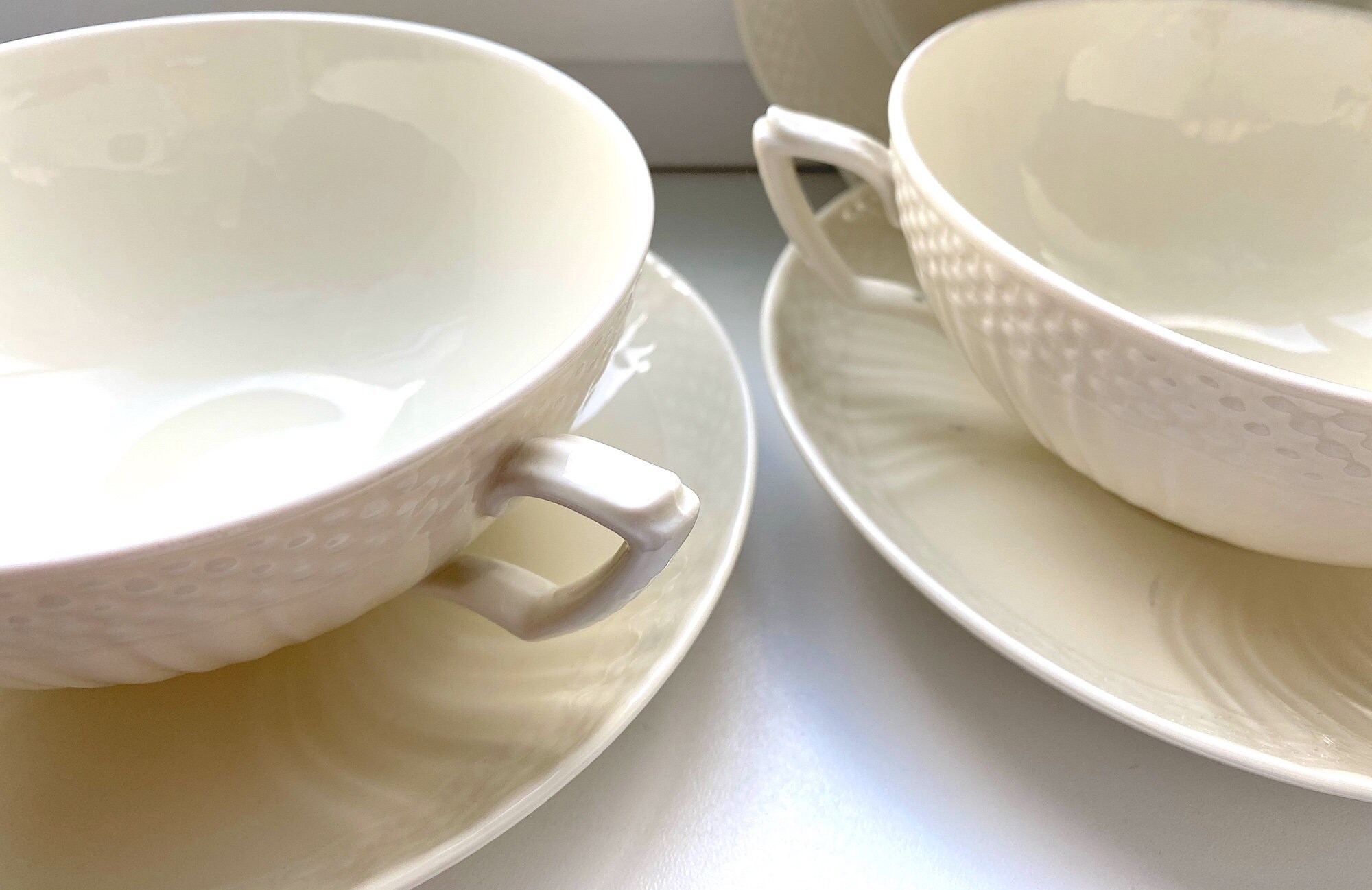 Rare Two Handle Consomme Cup and Saucer Set Royal Copenhagen Etsy