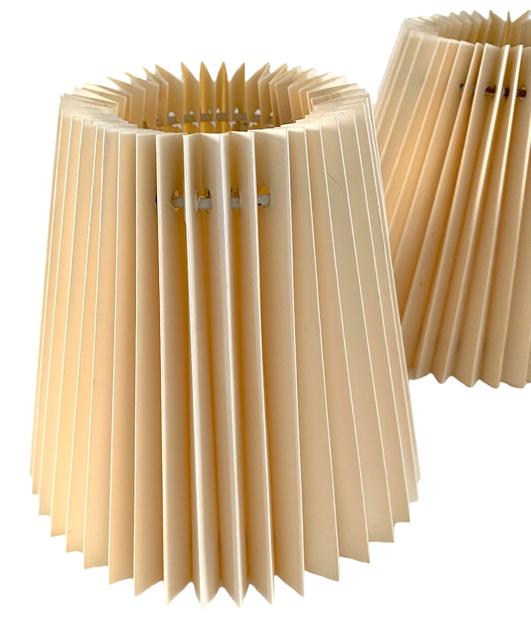 Curated visual reference: Picture Idea: Set Of 2 Small Nordic Small Pleated Plisse Lamp Shades